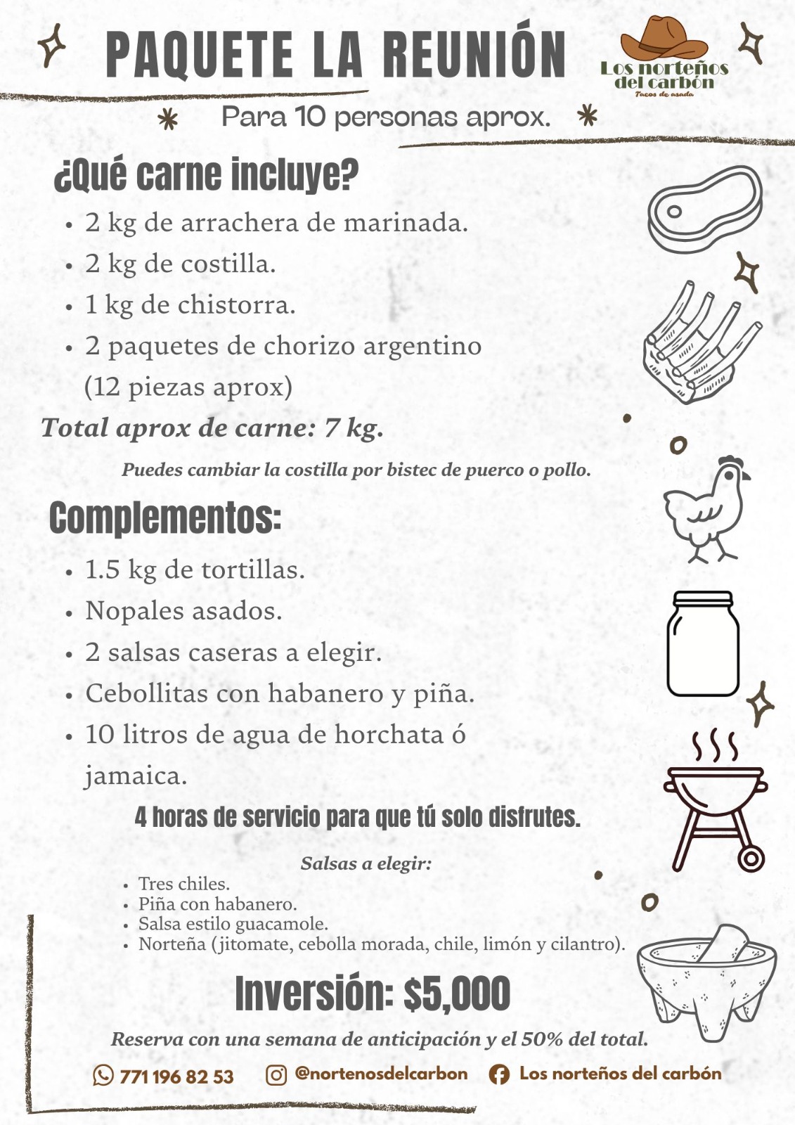 Paquete 10 Personas